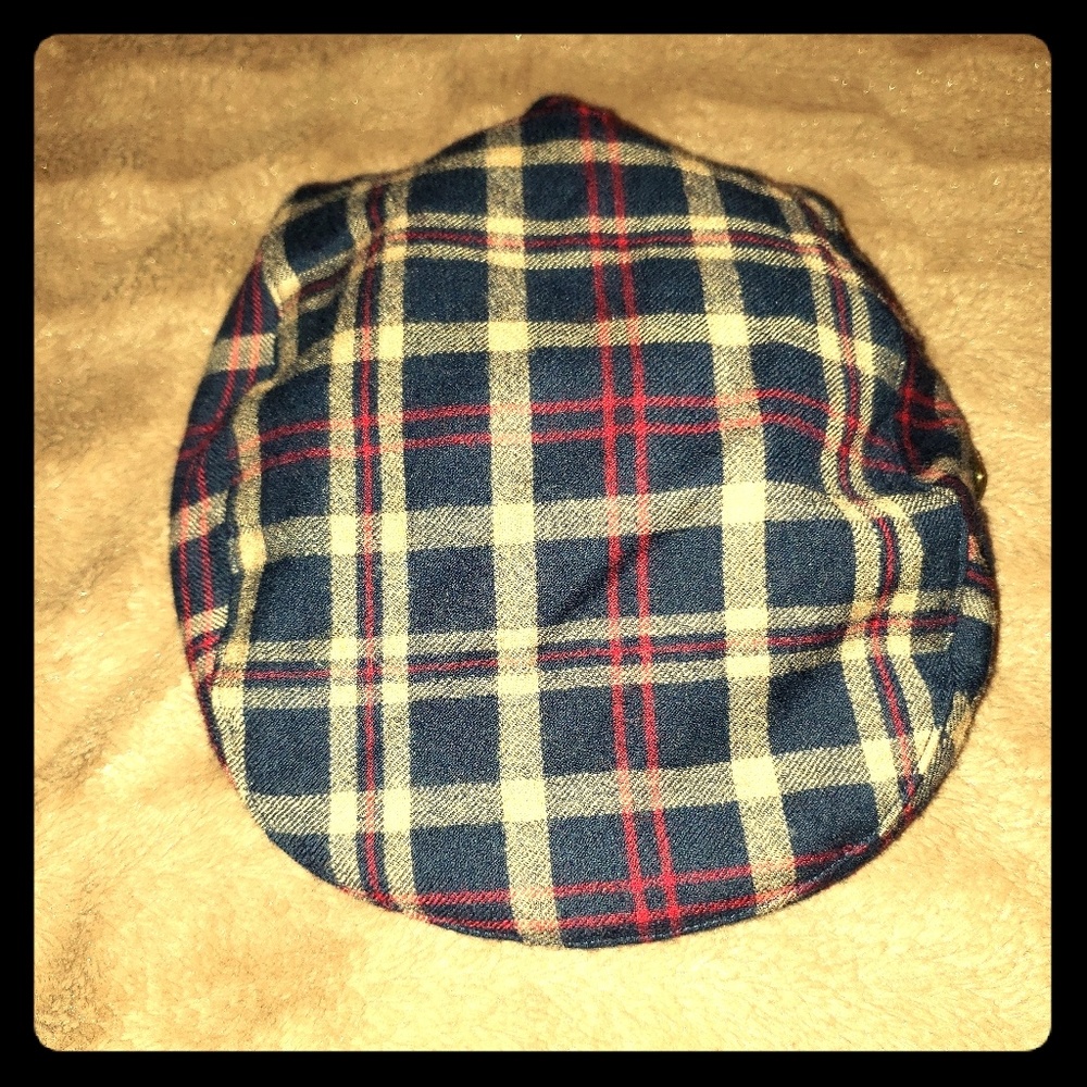 Janie and Jack Plaid Hat size 2T-3